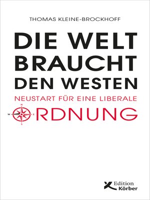 cover image of Die Welt braucht den Westen